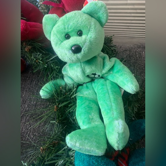 TY BEANIE BABY COLLECTABLE BEARS HOLIDAY LIGHT UP WREATH - Picture 16 of 16